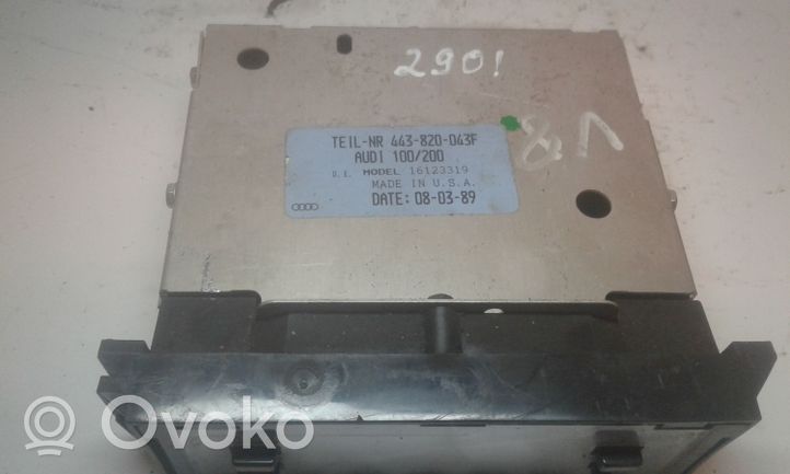 Audi V8 Oro kondicionieriaus/ klimato/ pečiuko valdymo blokas (salone) 443820043F