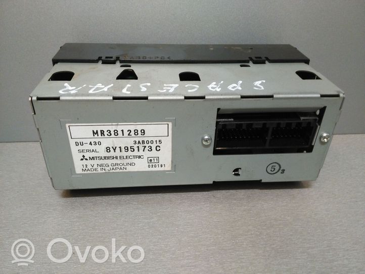 Mitsubishi Space Star Monitor / wyświetlacz / ekran MR381289