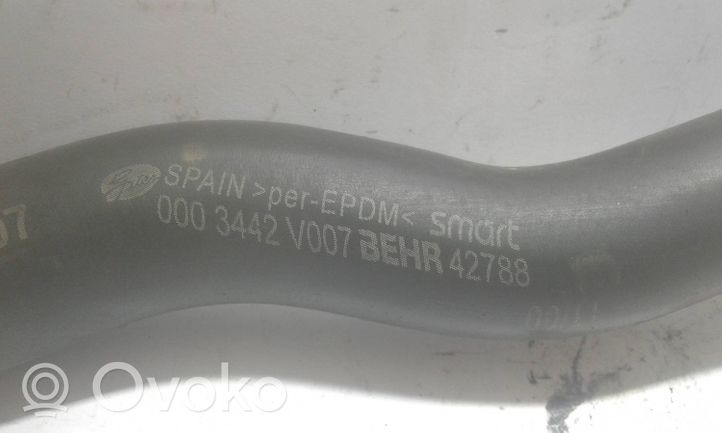 Smart ForTwo I Przewód / Wąż chłodnicy 0003442V007