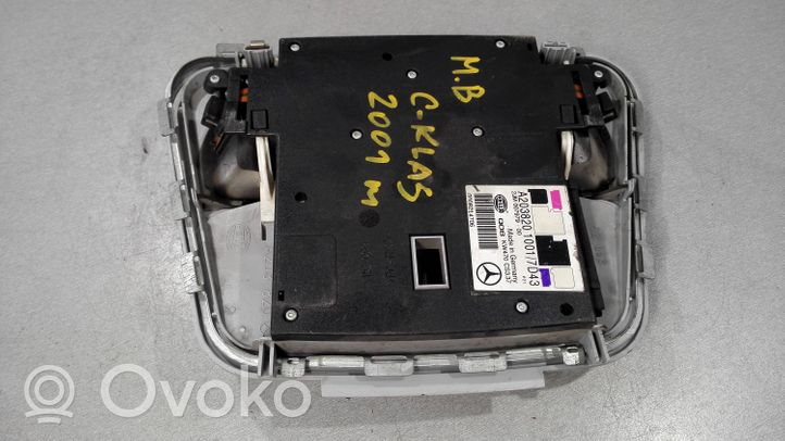 Mercedes-Benz C W203 Illuminazione sedili anteriori A2038201001