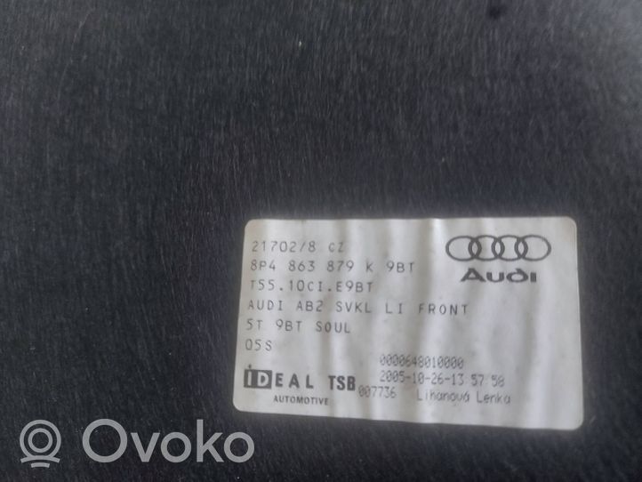 Audi A3 S3 A3 Sportback 8P Tavaratilan sivuverhoilu 8P4863879K