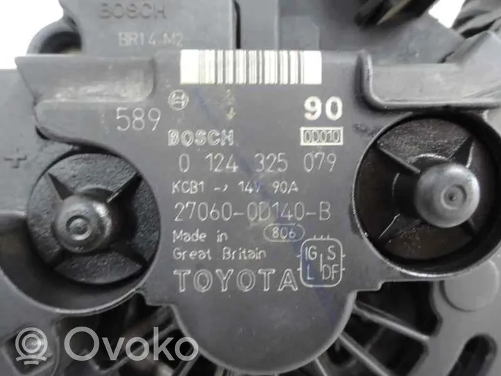 Toyota Avensis T250 Generatore/alternatore 27060-0D140-B