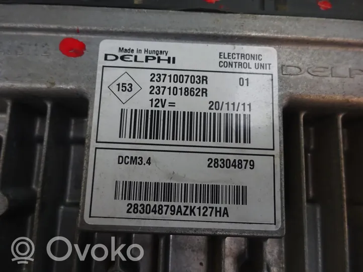 Dacia Sandero Calculateur moteur ECU 237100703R