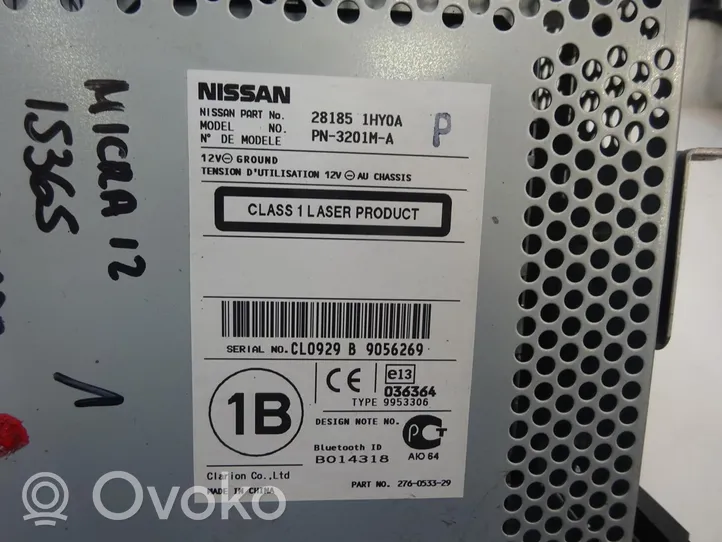 Nissan Micra Radija/ CD/DVD grotuvas/ navigacija 
