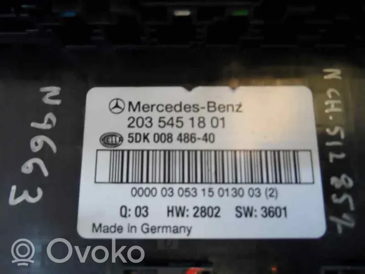Mercedes-Benz C W203 Module de fusibles 