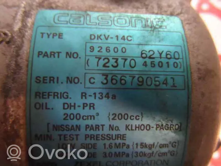 Nissan Sunny Compressore aria condizionata (A/C) (pompa) 