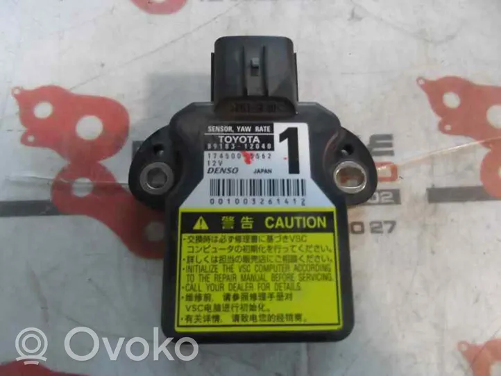 Toyota Land Cruiser J20 J20u Muut ohjainlaitteet/moduulit 89183-12040