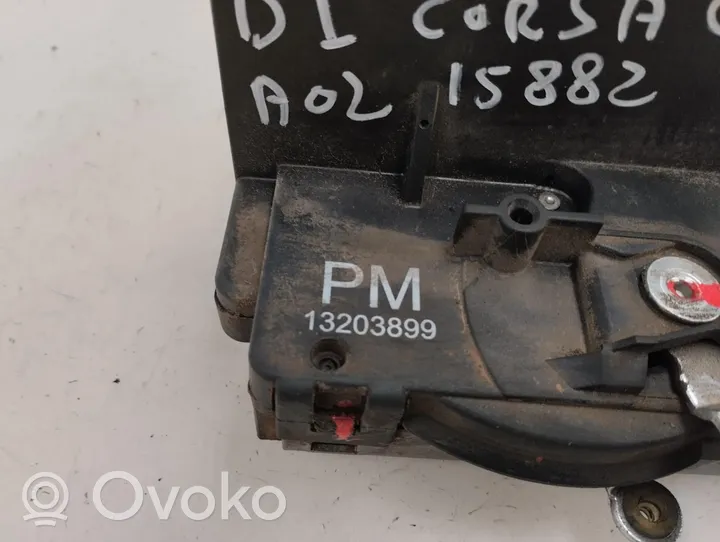 Opel Corsa C Zamek drzwi przednich 13203899