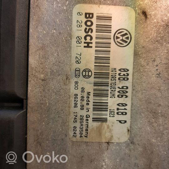 Volkswagen PASSAT B5 Variklio valdymo blokas 038906018P