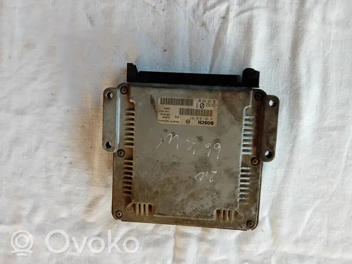 Peugeot 206 Sterownik / Moduł ECU 9643524980