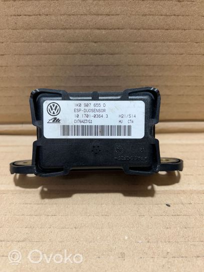 Volkswagen PASSAT B6 Sensore di imbardata accelerazione ESP 1K0907655D