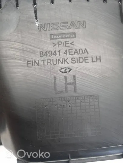 Nissan Qashqai Rivestimento pannello inferiore del bagagliaio/baule 849414EA0A