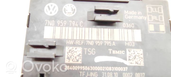 Volkswagen Sharan Sterownik / Moduł drzwi 7N0959794A