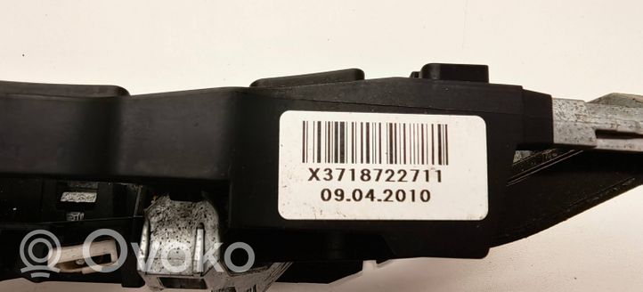 BMW 7 F01 F02 F03 F04 Support extérieur, poignée de porte arrière X3718722711