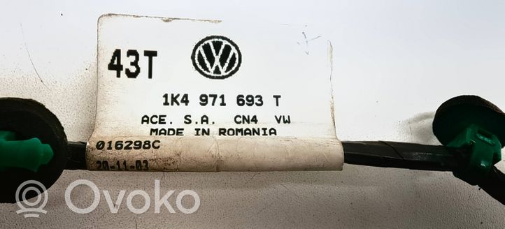 Volkswagen Golf V Wiązka przewodów drzwi tylnych 1K4971693T