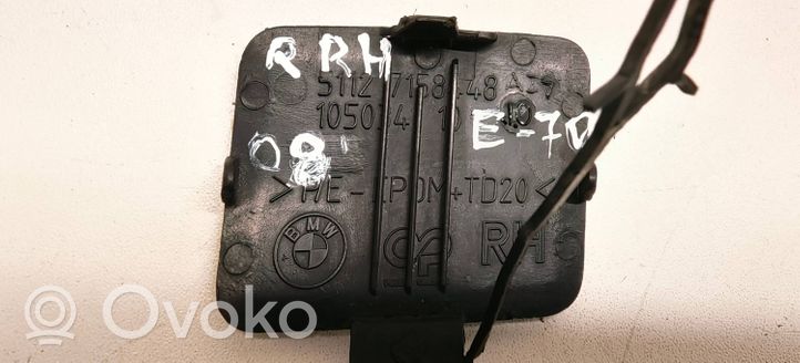 BMW X5 E70 Zaślepka haka holowniczego zderzaka tylnego 51127158448