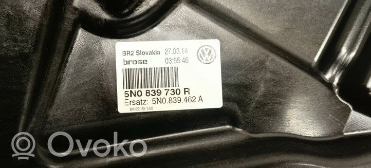Volkswagen Tiguan Takaikkunan nostomekanismi ilman moottoria 5N0839730R