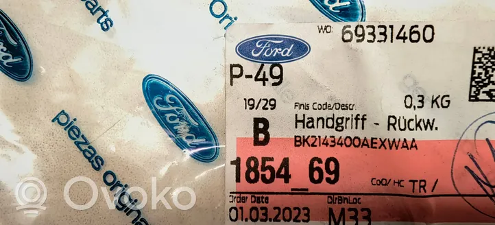 Ford Transit Custom Éclairage de plaque d'immatriculation 69331460