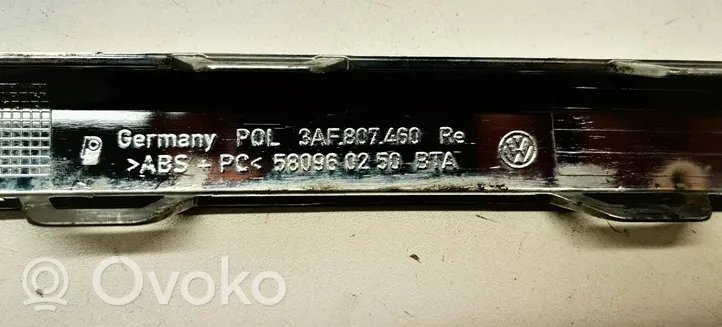 Volkswagen PASSAT B7 Apdailinė galinio bamperio juosta 3AF807460