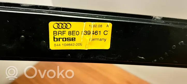 Audi A4 S4 B7 8E 8H Elektryczny podnośnik szyby drzwi bocznych / przesuwnych 8E0839461C