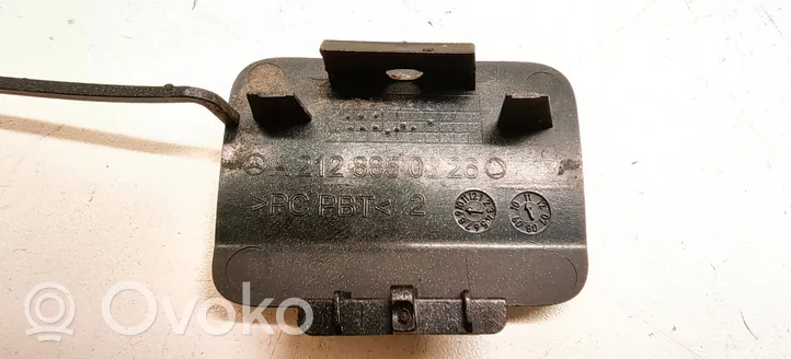 Mercedes-Benz E W212 Tappo/coprigancio di traino paraurti posteriore A2128850326