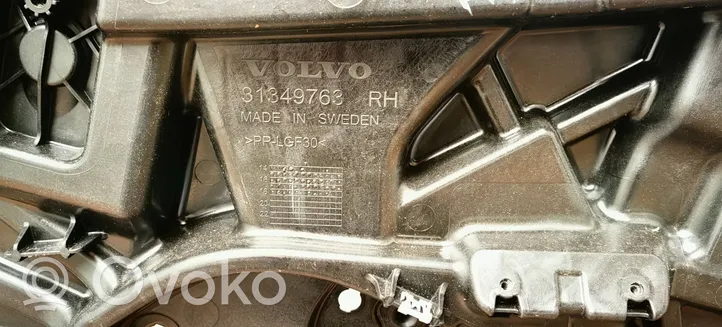 Volvo XC90 Meccanismo di sollevamento del finestrino anteriore senza motorino 31349763