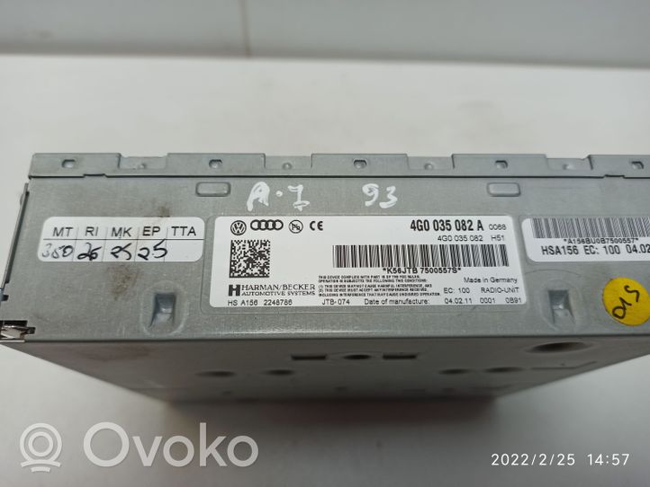 Audi A7 S7 4G Unité / module navigation GPS 