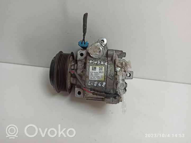Opel Mokka Oro kondicionieriaus kompresorius (siurblys) 