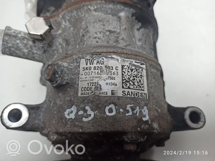 Audi Q3 8U Ilmastointilaitteen kompressorin pumppu (A/C) 