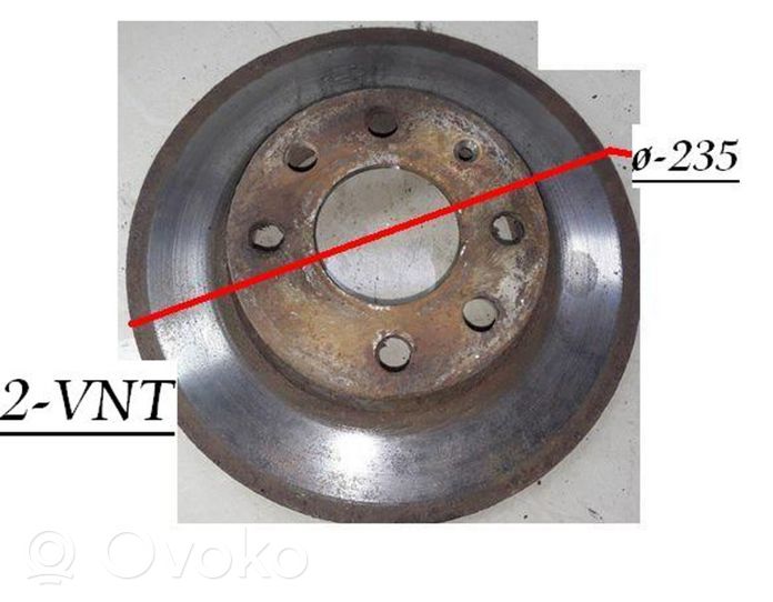 Opel Ascona C Front brake disc 9054732