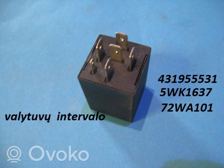 Volkswagen PASSAT B5 Window wiper interval relay 431955531