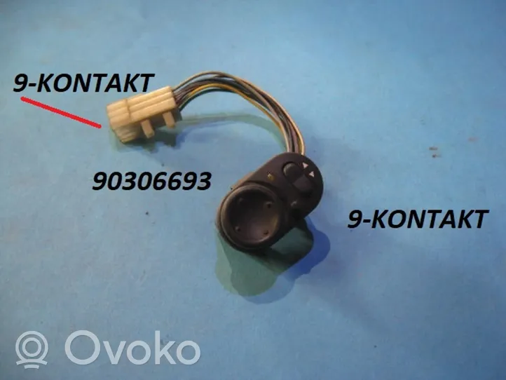 Opel Vectra A Wing mirror switch 90306693