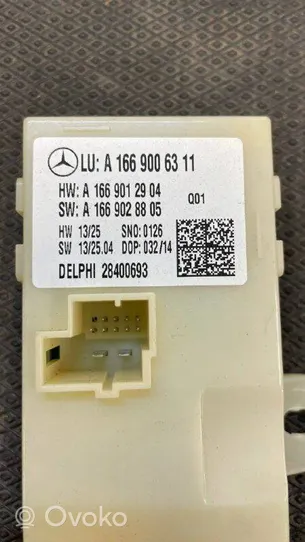 Mercedes-Benz ML W166 Unità principale autoradio/CD/DVD/GPS A1669006311