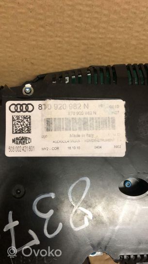 Audi S5 Geschwindigkeitsmesser Cockpit 8T0920982N