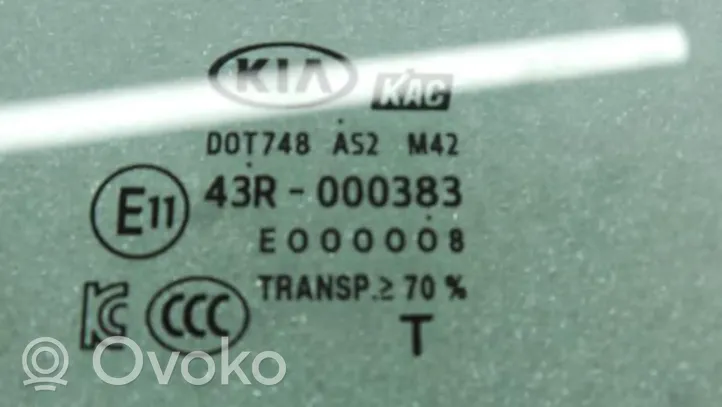 KIA Sorento IV Pagrindinis priekinių durų stiklas (keturdurio) 