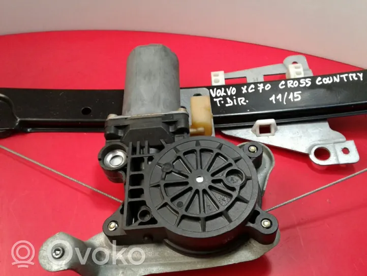 Volvo XC70 Mechanizm podnoszenia szyby tylnej bez silnika 