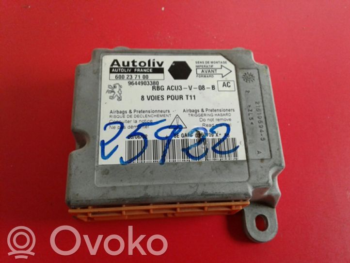 600237100 Peugeot 206 Airbag control unit/module, 55.35 € RRR