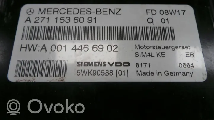 Mercedes-Benz SLK R171 Dzinēja vadības bloks 