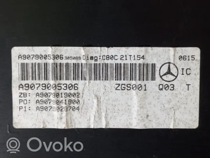 Mercedes-Benz Sprinter W907 W910 Tachimetro (quadro strumenti) 