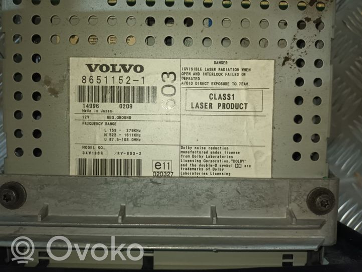 Volvo V70 Mappe di navigazione su CD/DVD 86511521