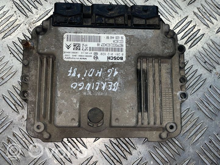 Citroen Berlingo Sterownik / Moduł ECU 9663944680