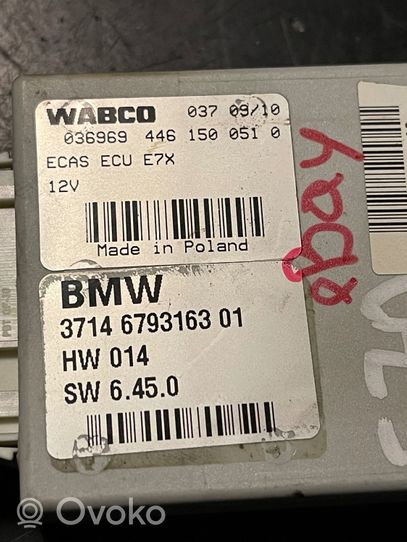 BMW X6 E71 Sterownik / Moduł zawieszenia pneumatycznego 6793163