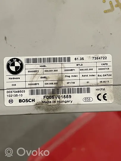 BMW X5 F15 Bagāžnieka pārsega vadības bloks 7384722