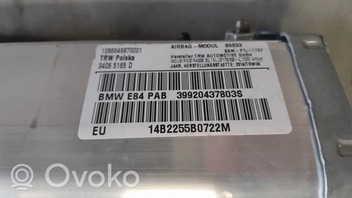 BMW X1 E84 Poduszka powietrzna Airbag pasażera 39920437803S