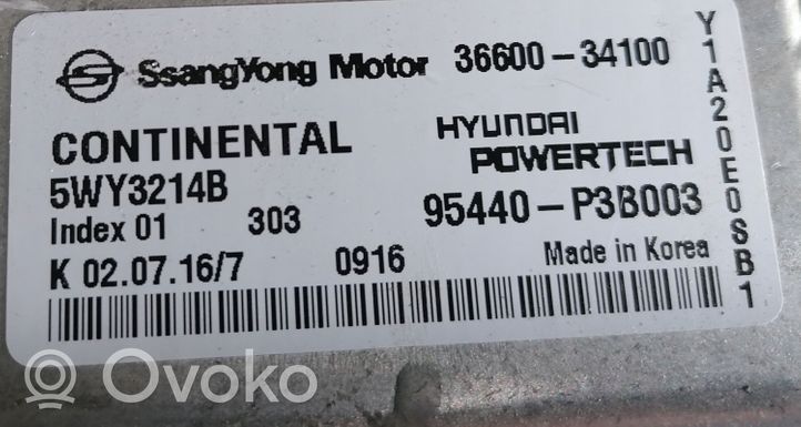 SsangYong Korando Centralina/modulo del motore 3660034100