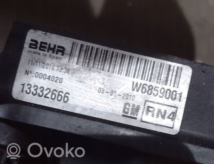 Opel Meriva B Elektryczny wentylator chłodnicy 13332666
