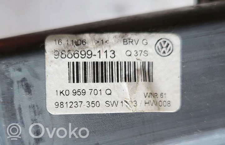 Volkswagen PASSAT B6 Etuoven ikkunan nostomoottori 1K0959701Q