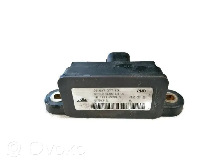 Peugeot 207 Sensore di imbardata accelerazione ESP 9663737780