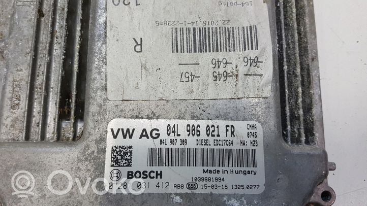 Audi A6 S6 C7 4G Motora vadības bloka ECU 04L906021FR