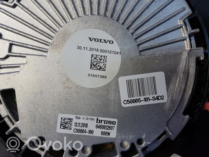 Volvo V60 Elektryczny wentylator chłodnicy 31657360